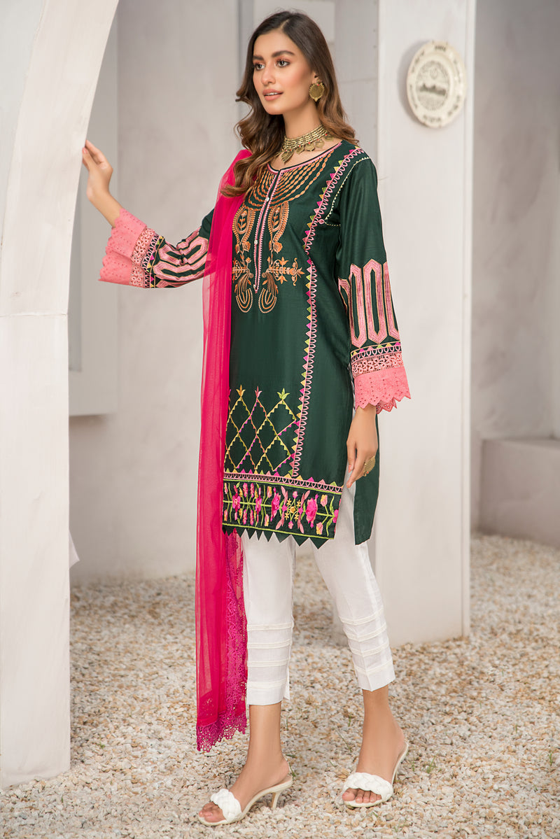 Embroidered 3Pcs Lawn Ready To Wear Collection 03