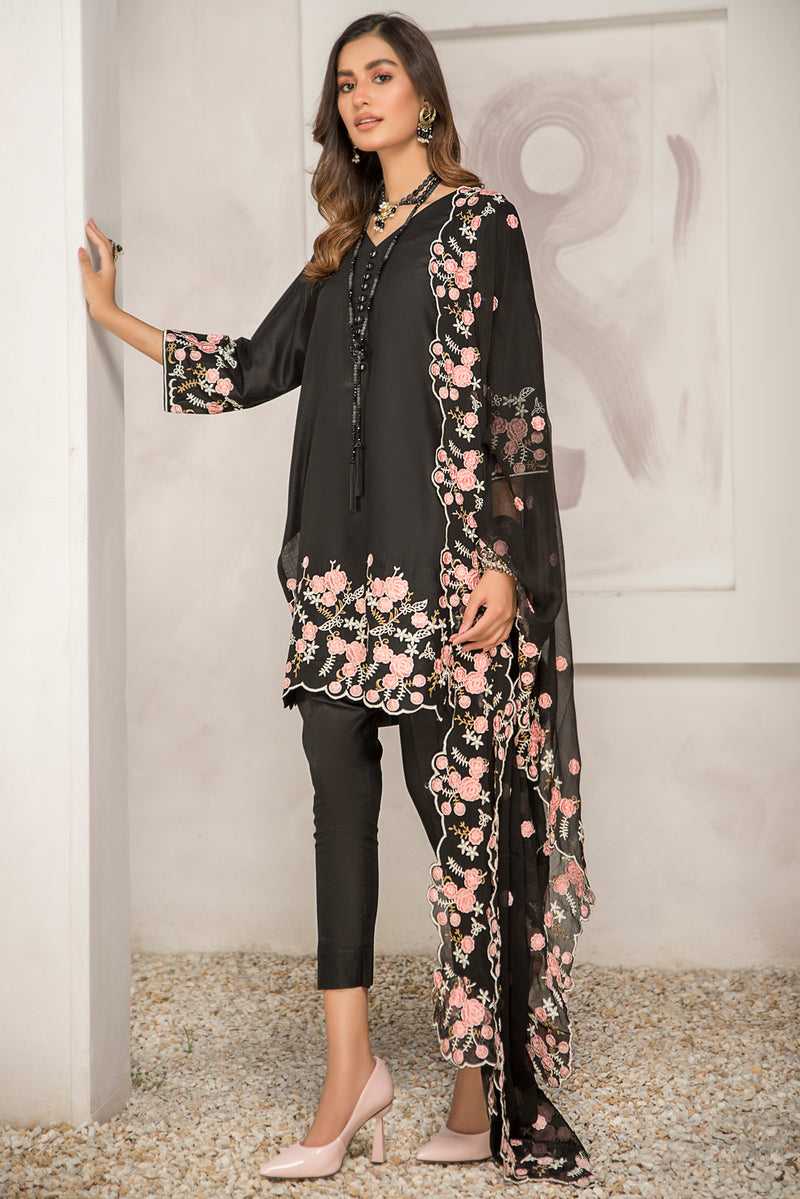 Embroidered 3Pcs Lawn Ready To Wear Collection 01