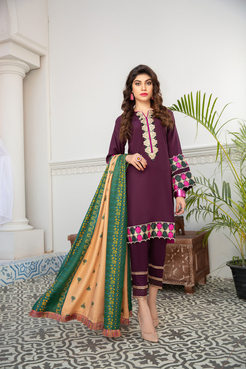 Gulwarun Winter Ready to Wear Embroidered Collection 06