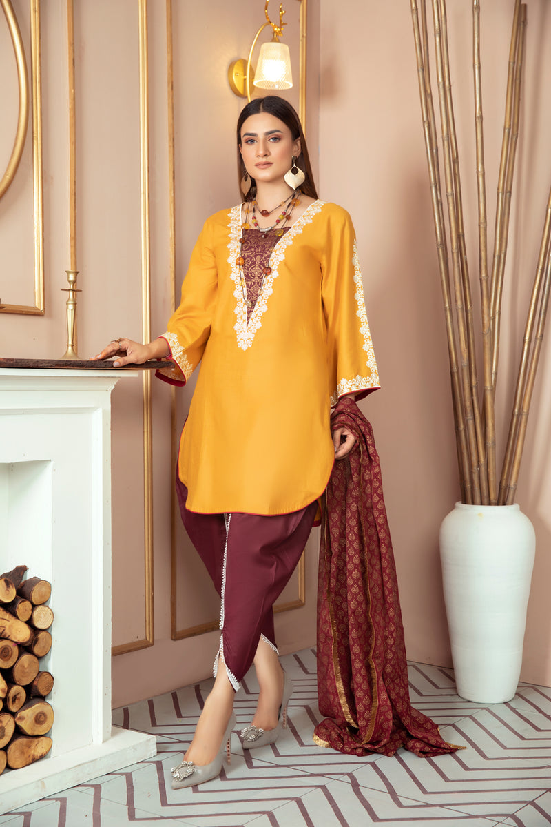 Luxury Lawn Ready to Wear 3 Pcs Collection by Gulwarun 05