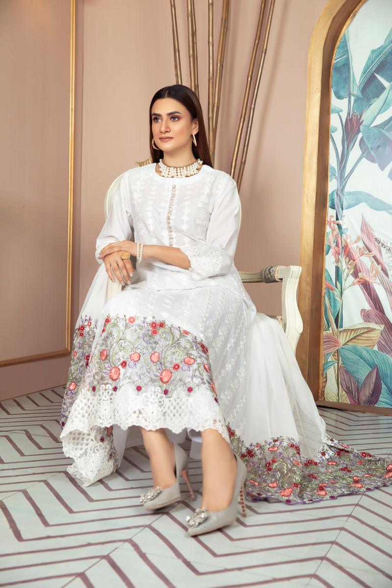 Luxury Lawn Ready to Wear 3 Pcs Collection by Gulwarun 07