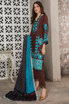 Winter Ready to Wear 3pc Embroidered Dress in Linen with wool shawl 05