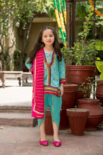 Kids Gulwarun Ready to Wear Eid Dress 02