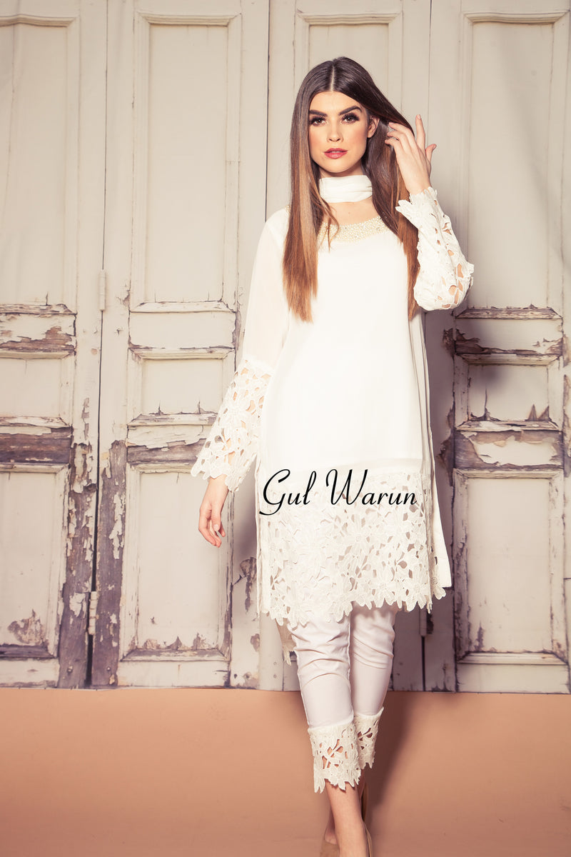 Formal Ready to Wear Handwork Dress by Gulwarun