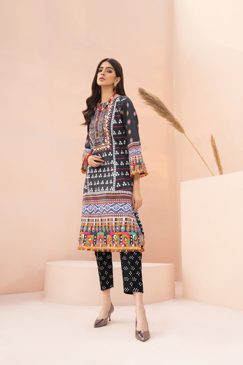 Winter 2 Pcs Ready To Wear Khaddar Dress By Hemline 04