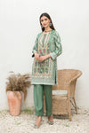 Winter 2 Pcs Linen Embroidered Dress by Hemline 09