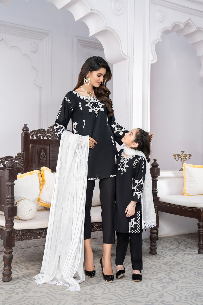 Kids Ready to Wear 3 Pcs Eid Lawn Collection by Gulwarun 03