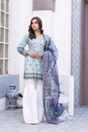 Sofia 3 Pcs Ready to Wear Festive embroidered lawn dress 05