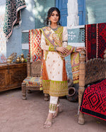 3PC READY TO WEAR KHADDAR WOOLEN SHAWL DRESS 02