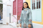 Kids Ready To Wear 3 Pcs Embroidered Lawn Collection by Mona 02