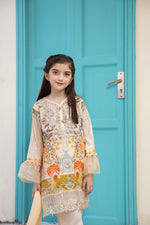 Kids Ready To Wear 3 Pcs Embroidered Lawn Collection by Mona  06