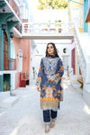 Ready To Wear 3 Pcs Embroidered Lawn Collection by Mona 05