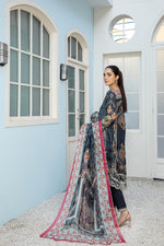 Ready To Wear 3 Pcs Embroidered Lawn Collection by Mona 03