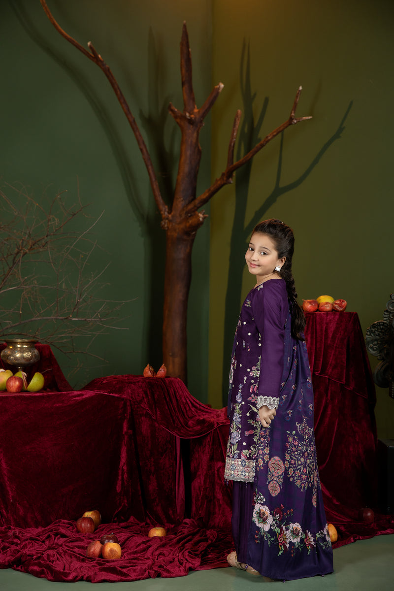 Kids Winter Ready to Wear Shawl Collection by Mona 09