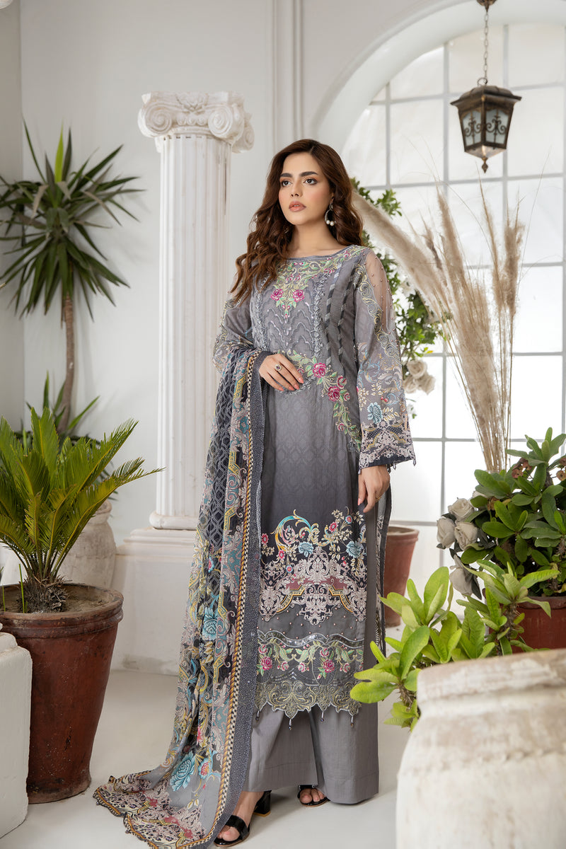 Luxury Lawn Ready to Wear Eid Collection by Mona 03