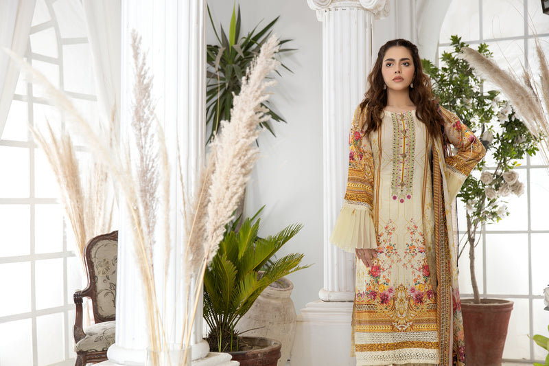 Luxury Lawn Ready to Wear Eid Collection by Mona 04