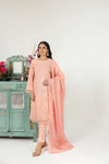 MONA EMBROIDERED DHANAK DRESS 08