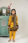 MONA KIDS EMBROIDERED DHANAK DRESS 05