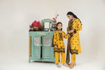 MONA KIDS EMBROIDERED DHANAK DRESS 05