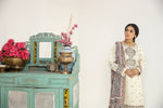 MONA EMBROIDERED DHANAK DRESS 01