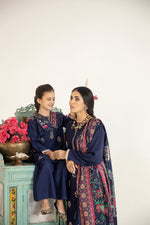 MONA EMBROIDERED DHANAK SHARARAH DRESS 04