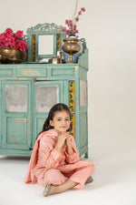 MONA KIDS EMBROIDERED DHANAK DRESS 08