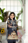 Kids Ready To Wear 3 Pcs Embroidered Lawn Collection by Mona 06