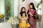 Kids Ready To Wear 3 Pcs Embroidered Lawn Collection by Mona 04