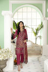 Ready To Wear 3 Pcs Embroidered Lawn Collection by Mona 03