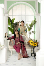 Ready To Wear 3 Pcs Embroidered Lawn Collection by Mona 03