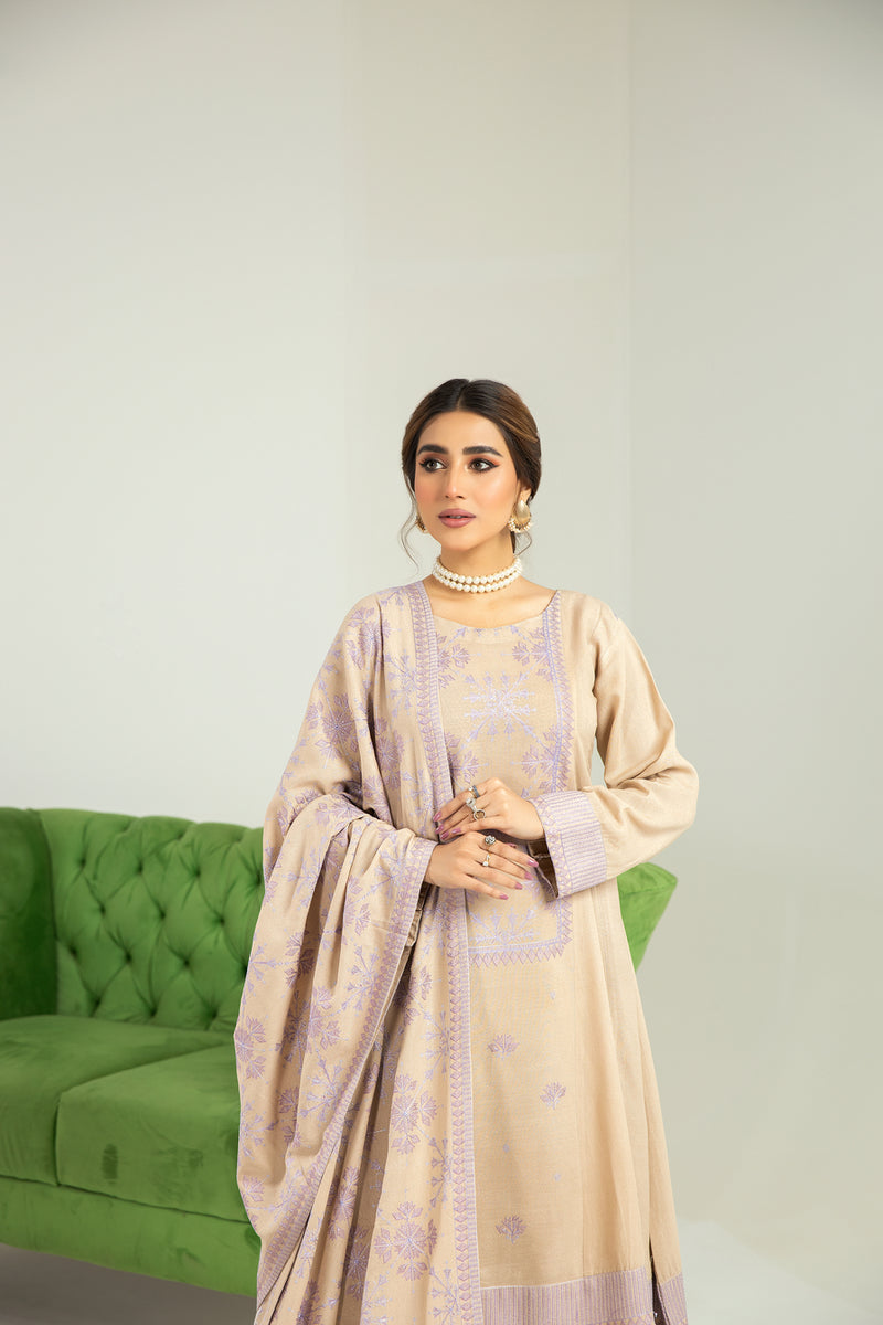 SAKEENA HASAN 3PC KARANDI DRESS 11