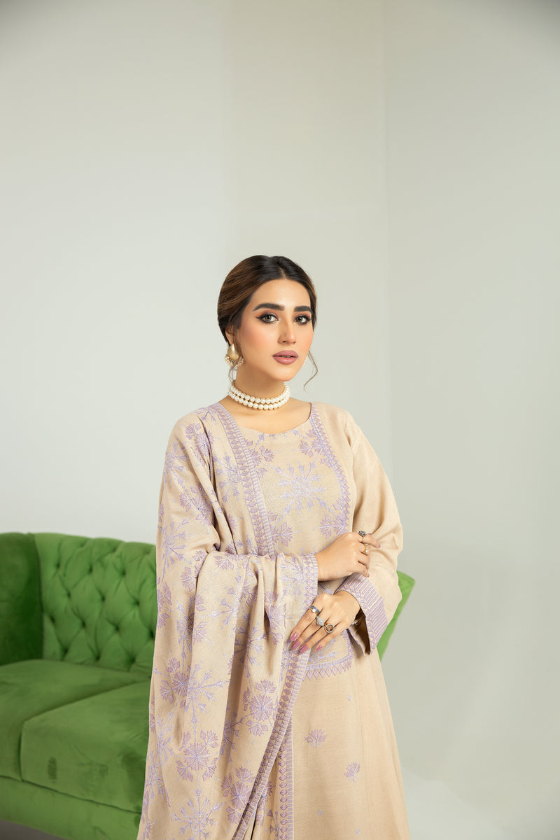 SAKEENA HASAN 3PC KARANDI DRESS 11