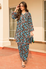 Winter Linen 2 Pcs Ready to Wear Dress by Sakeena Hasan 07