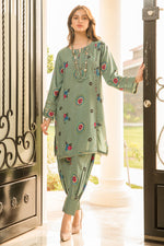 Winter Linen 2 Pcs Ready to Wear Dress by Sakeena Hasan 10