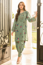 Winter Linen 2 Pcs Ready to Wear Dress by Sakeena Hasan 10