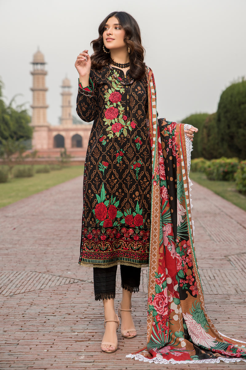 Winter Ready to Wear Khaddar Embroidered Collection by Sakeena Hasan 02