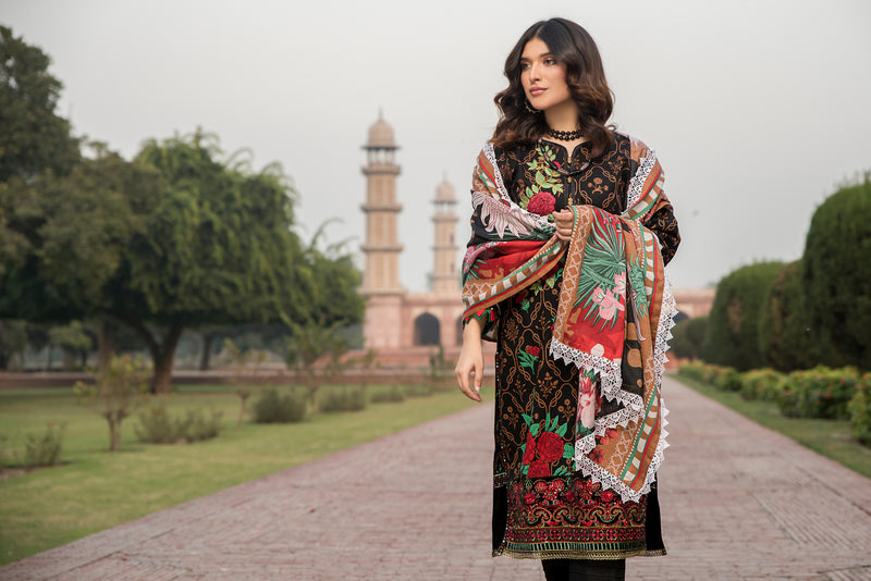 Winter Ready to Wear Khaddar Embroidered Collection by Sakeena Hasan 02