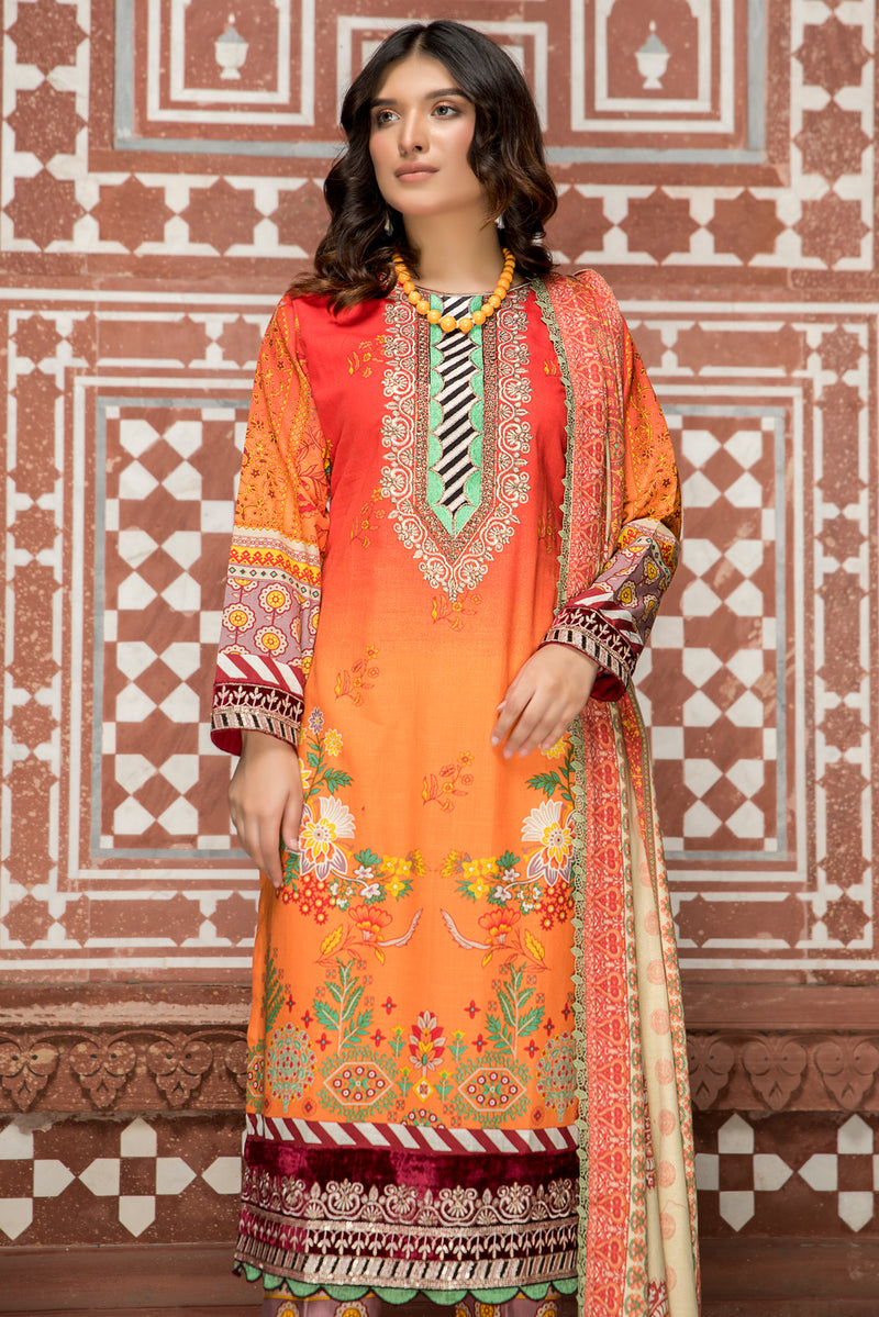 Winter Ready to Wear Khaddar Embroidered Collection by Sakeena Hasan 06