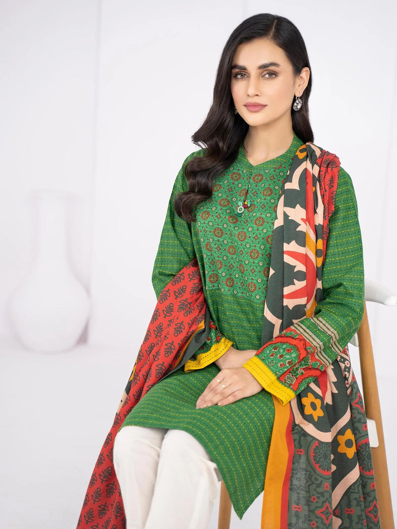 3PC LIMELIGHT KHADDAR DRESS 48