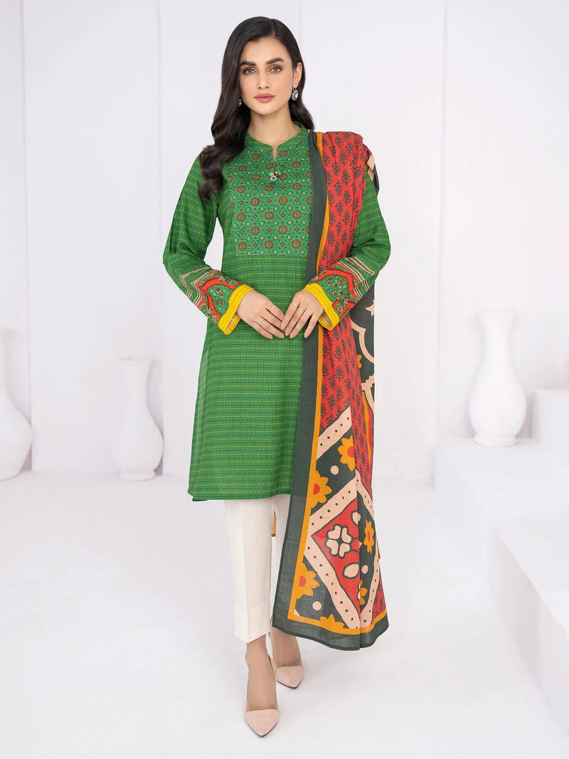 3PC LIMELIGHT KHADDAR DRESS 48