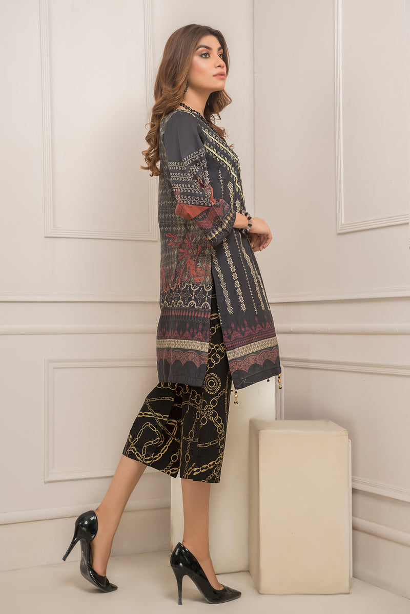 Ready to Wear Lawn Embroidered 2Pcs Collection by Zaiwa 06