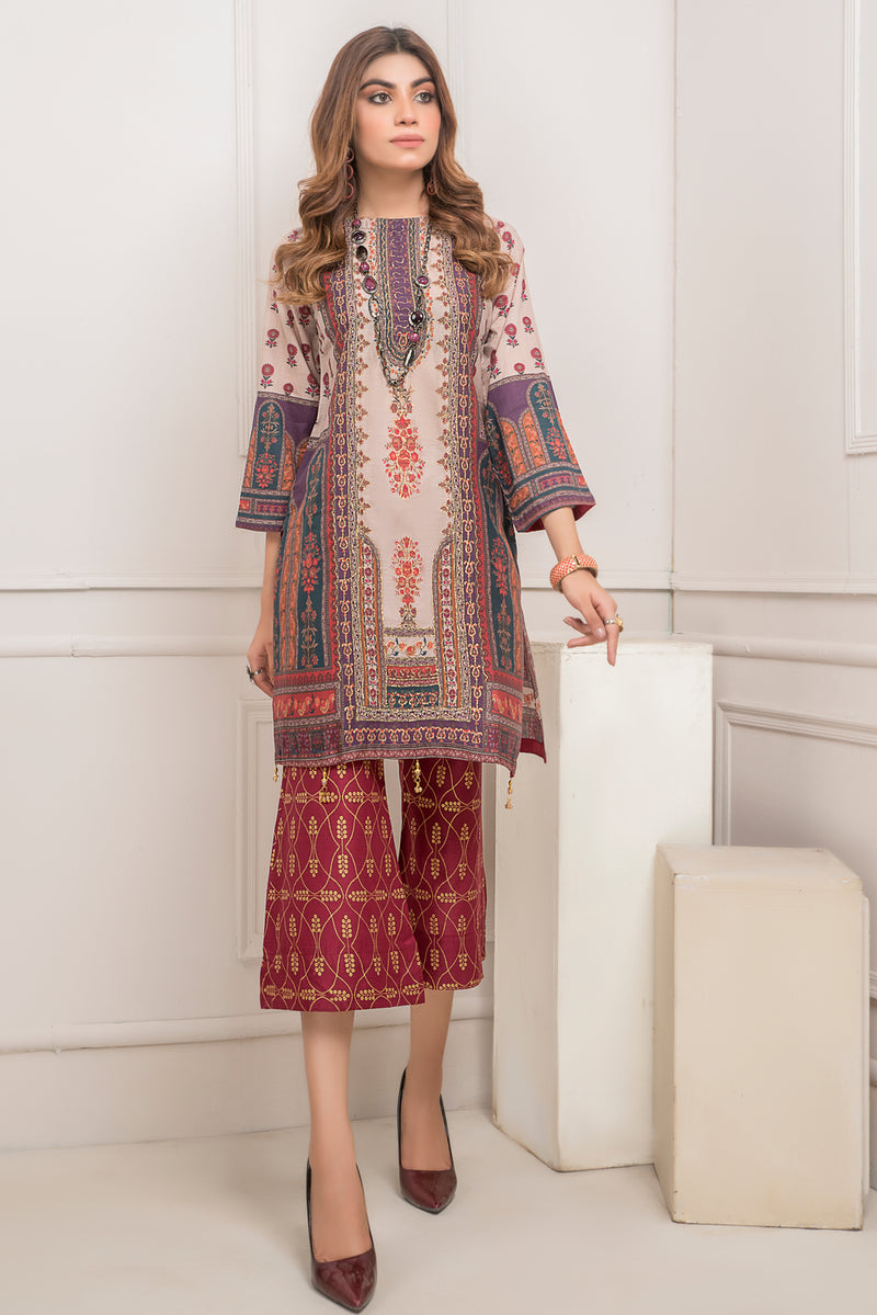 Ready to Wear Lawn Embroidered 2Pcs Collection by Zaiwa 09