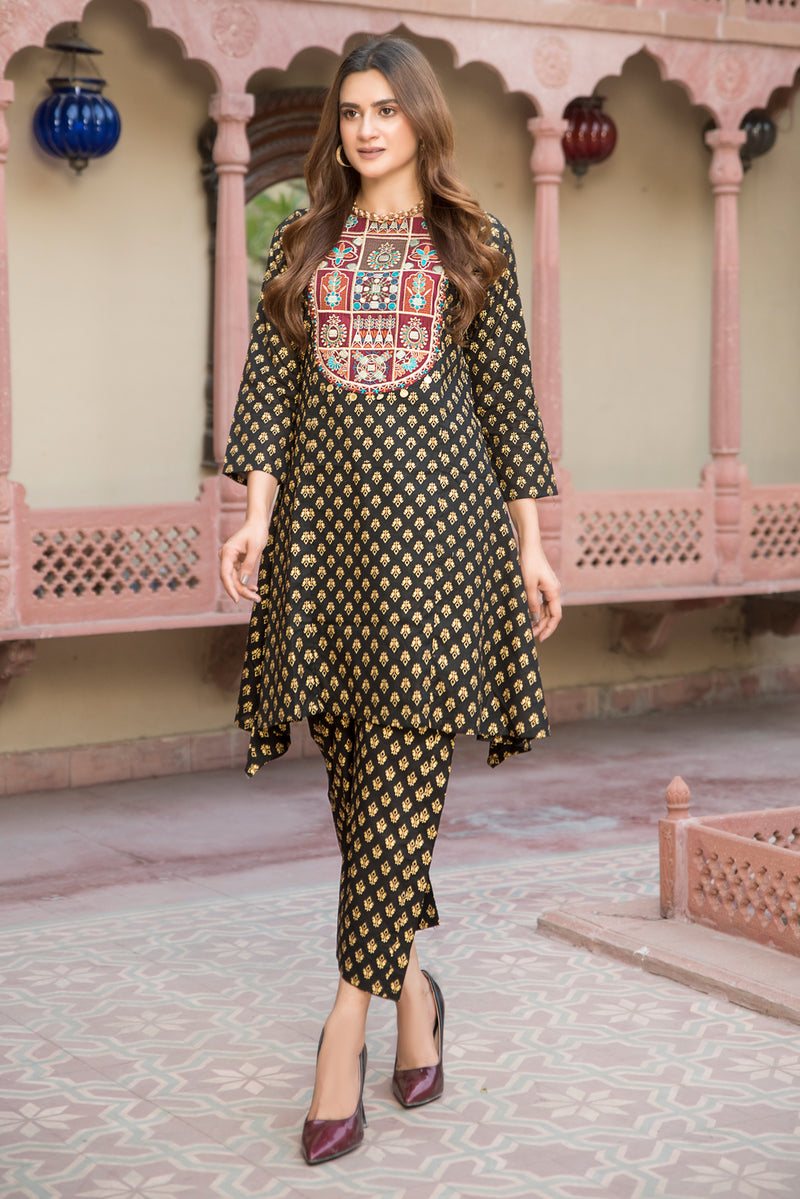 Eid Ready to Wear 2 Pcs Collection by Zaiwa 07