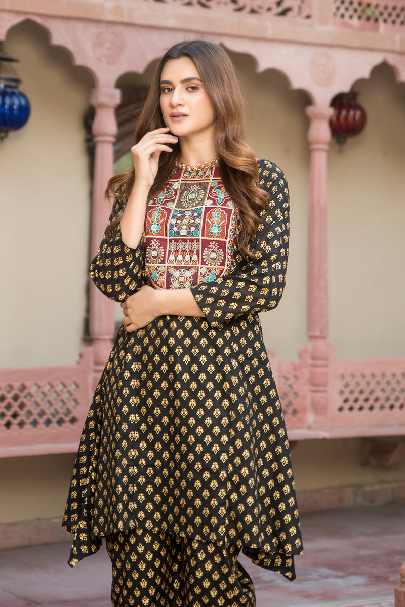 Eid Ready to Wear 2 Pcs Collection by Zaiwa 07