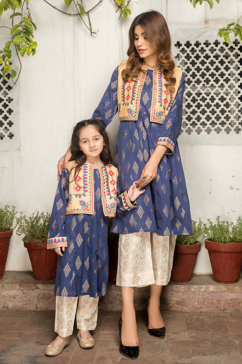 Kids Eid Ready to Wear 2 Pcs Collection by Zaiwa 08