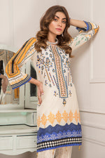 Ready to Wear Lawn 2 Pcs Hand Work Dress by Zaiwa 04