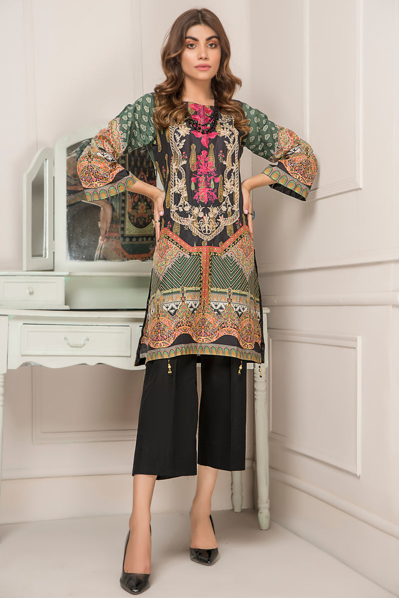 Ready to Wear Lawn 2 Pcs Hand Work Dress by Zaiwa 07