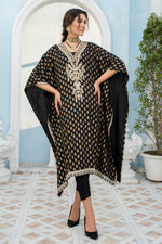 2 Pcs Ready To Wear Linen Embroidered Kaftan By ZAIWA 04