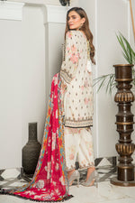 Ready to Wear 3 Pcs Lawn Embroidered Dress by Aabpara 08