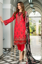 Ready to Wear 3 Pcs Lawn Embroidered Dress by Aabpara 02